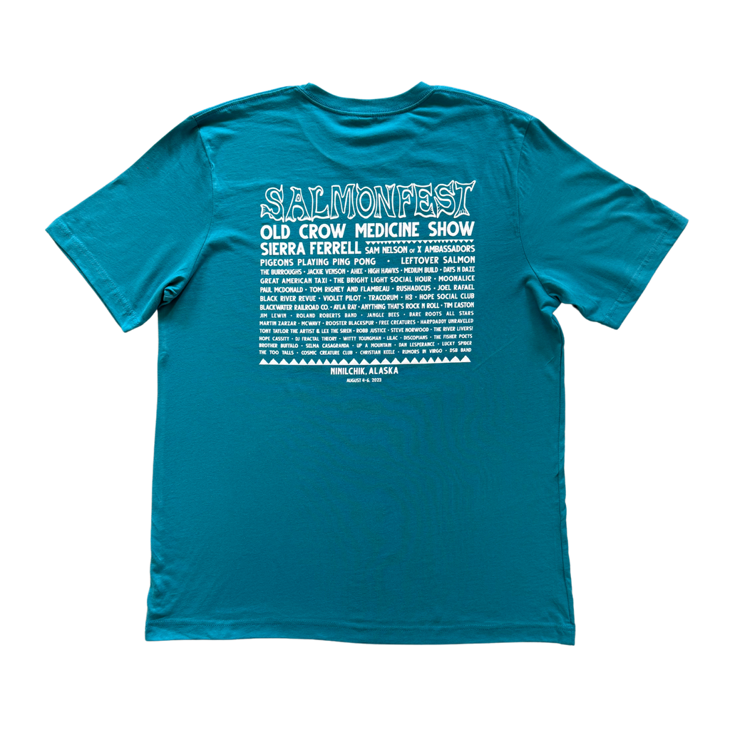 2023 Mark Henson Art Line Up Teal Tee