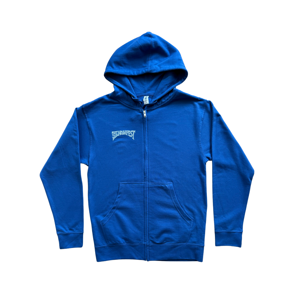 2023 Mark Henson Art Royal Blue Zip-Up Hoodie