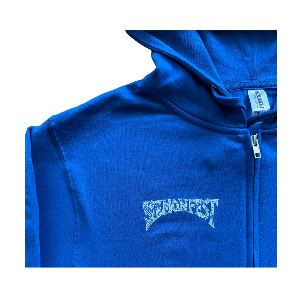 2023 Mark Henson Art Royal Blue Zip-Up Hoodie