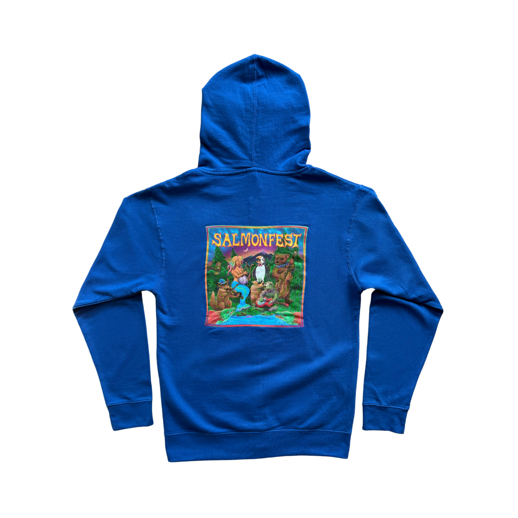 2023 Mark Henson Art Royal Blue Zip-Up Hoodie