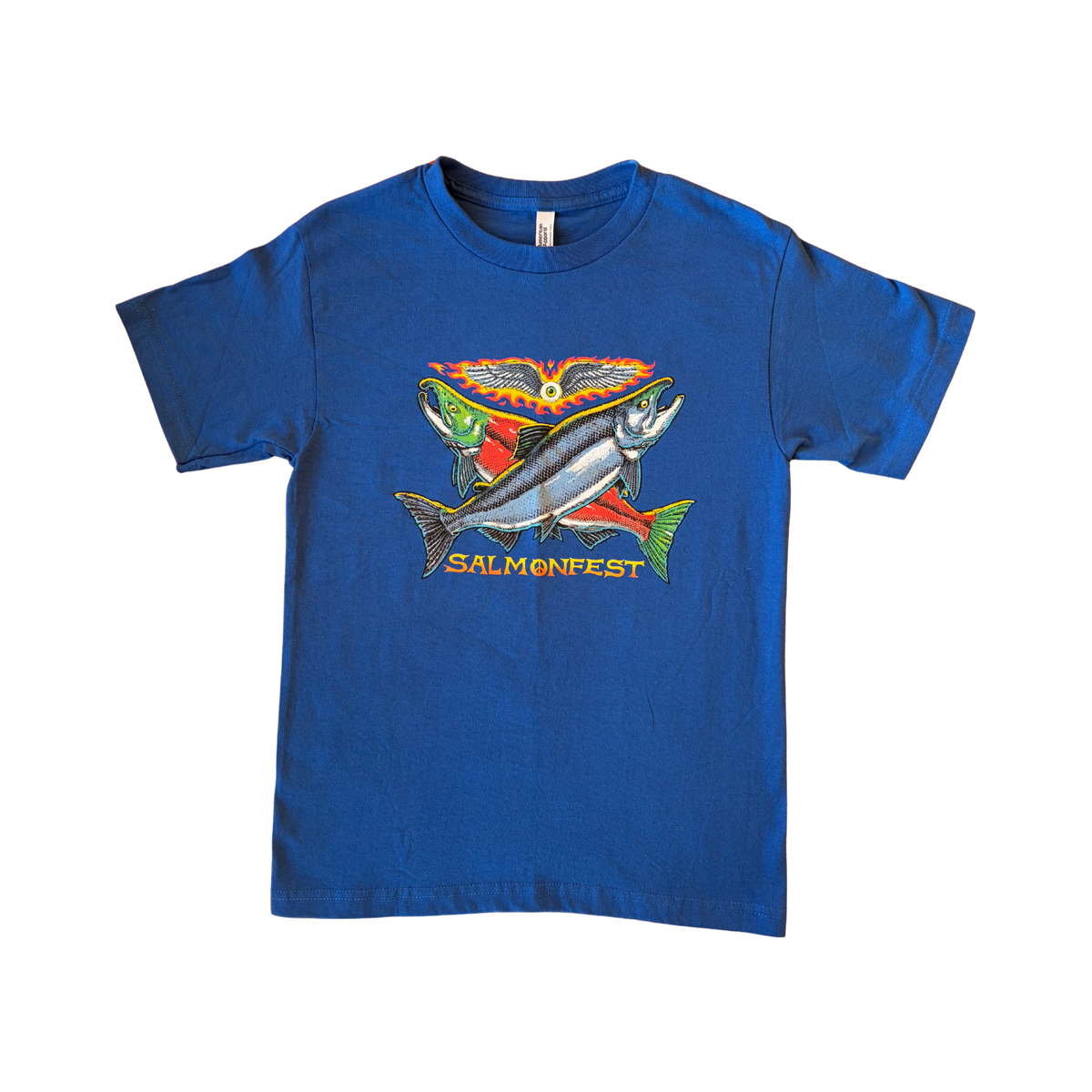 2025 Ray Troll Art Line Up Tee - Blue – Salmonfest Alaska