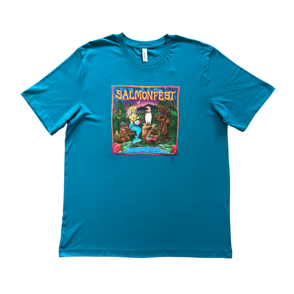 2023 Mark Henson Art Line Up Teal Tee