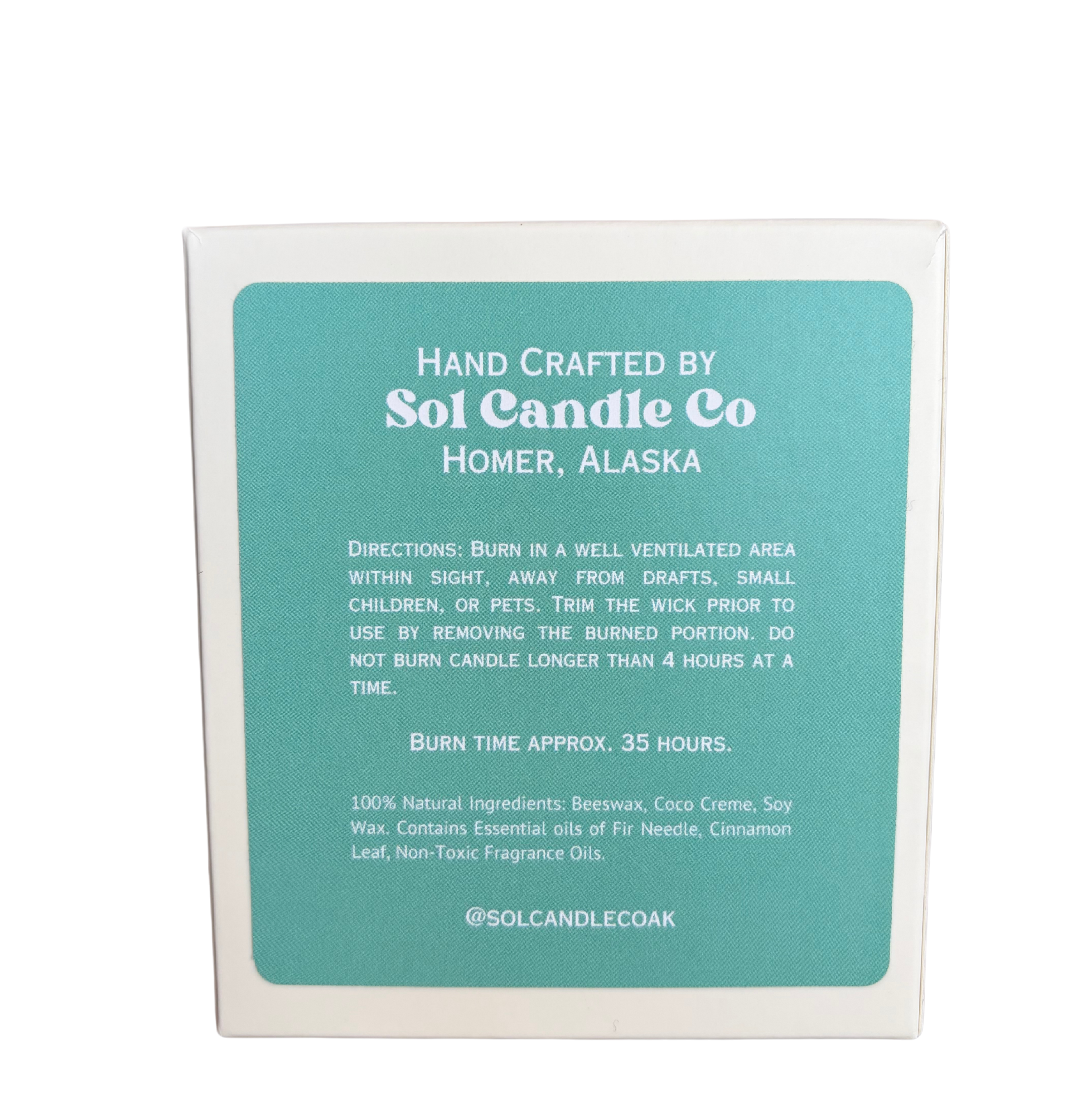 Sol Candle Co - Evergreen
